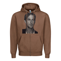 Chestnut ryan gosling 15 Zipper Hoodie - tuanDangUi
