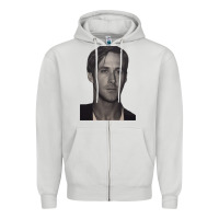 Dove Grey ryan gosling 15 Zipper Hoodie - tuanDangUi