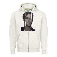 Oatmeal Heather ryan gosling 15 Zipper Hoodie - tuanDangUi