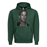 Sports Green ryan gosling 15 Zipper Hoodie - tuanDangUi