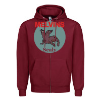 Burgundy melvins houdini sealy colour Zipper Hoodie - tuanDangUi