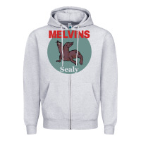 Heather Grey melvins houdini sealy colour Zipper Hoodie - tuanDangUi