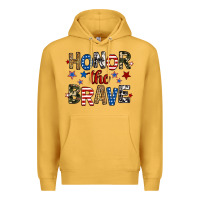 Mustard honor the brave Premium Hoodie - RanaPortraitStore