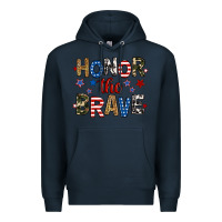Navy honor the brave Premium Hoodie - RanaPortraitStore