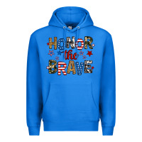 True Royal honor the brave Premium Hoodie - RanaPortraitStore