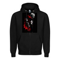 Black saw movie Zipper Hoodie - tuanDangUi
