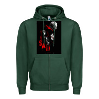 Sports Green saw movie Zipper Hoodie - tuanDangUi