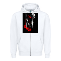 White saw movie Zipper Hoodie - tuanDangUi