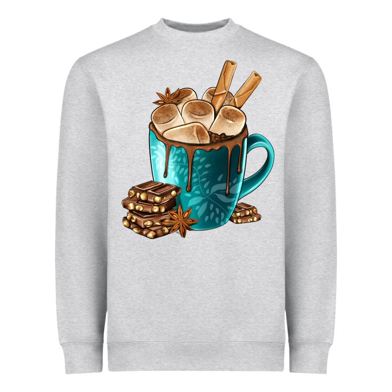 Chocolate And Coffee Heavyweight Sweatshirt by FaDigitalArtStudio | Teevron