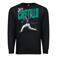 Black luis castillo seattle baseball Premium Sweatshirt - tuanDangUi