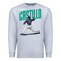Heather Grey luis castillo seattle baseball Premium Sweatshirt - tuanDangUi