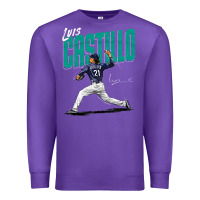 Purple luis castillo seattle baseball Premium Sweatshirt - tuanDangUi