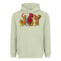 Matcha Joy Rooster Heavyweight Hoodie - LillyAllenDesigns