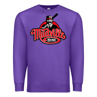 Purple mudville nine baseball Premium Sweatshirt - tuanDangUi