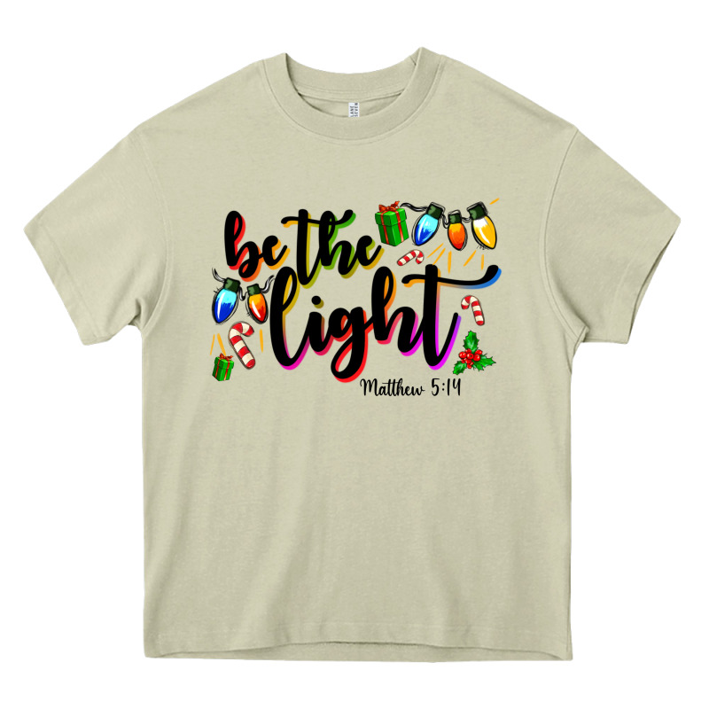 Be The Light Matthew 5 14 Heavy Core Tee by MaliasSmallBusiness | Teevron