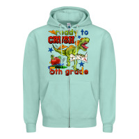 Seafoam ready to crush 5th grade Zipper Hoodie - BundleAndBundleShop