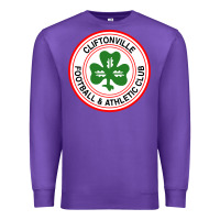 Purple cliftonville northern irish football fans Premium Sweatshirt - tuanDangUi