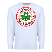 White cliftonville northern irish football fans Premium Sweatshirt - tuanDangUi