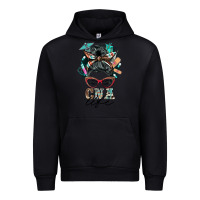 Black nurse cna life messy bun Urban Hoodie - BarkalooDesign