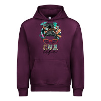 Mauve Wine nurse cna life messy bun Urban Hoodie - BarkalooDesign