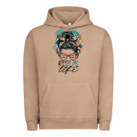 Pigment Burro nurse cna life messy bun Urban Hoodie - BarkalooDesign