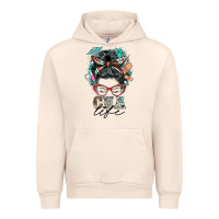 Sandshell nurse cna life messy bun Urban Hoodie - BarkalooDesign
