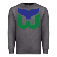Charcoal Heather vintage hartford hockey   retro whalers Premium Sweatshirt - tuanDangUi