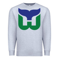 Heather Grey vintage hartford hockey   retro whalers Premium Sweatshirt - tuanDangUi
