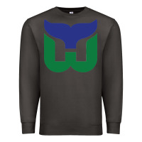 Smoke vintage hartford hockey   retro whalers Premium Sweatshirt - tuanDangUi
