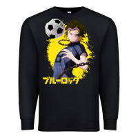 Black blue lock meguru bachira 1 Premium Sweatshirt - tuanDangUi