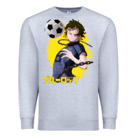 Heather Grey blue lock meguru bachira 1 Premium Sweatshirt - tuanDangUi