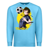 Ocean Blue blue lock meguru bachira 1 Premium Sweatshirt - tuanDangUi
