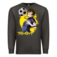 Smoke blue lock meguru bachira 1 Premium Sweatshirt - tuanDangUi