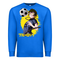 True Royal blue lock meguru bachira 1 Premium Sweatshirt - tuanDangUi