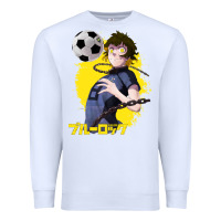 White blue lock meguru bachira 1 Premium Sweatshirt - tuanDangUi