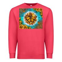 Cardinal Monarch Butterfly Sunflower Premium Sweatshirt - LillyAllenDesigns