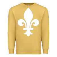 Antique Gold vintage quebec hockey   retro nordiques fleur de lis Premium Sweatshirt - tuanDangUi