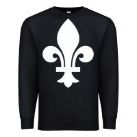 Black vintage quebec hockey   retro nordiques fleur de lis Premium Sweatshirt - tuanDangUi