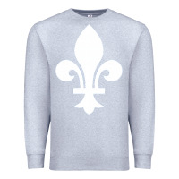 Heather Grey vintage quebec hockey   retro nordiques fleur de lis Premium Sweatshirt - tuanDangUi