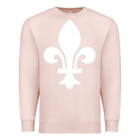 Pale Pink vintage quebec hockey   retro nordiques fleur de lis Premium Sweatshirt - tuanDangUi