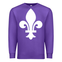 Purple vintage quebec hockey   retro nordiques fleur de lis Premium Sweatshirt - tuanDangUi