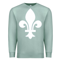 Seafoam vintage quebec hockey   retro nordiques fleur de lis Premium Sweatshirt - tuanDangUi