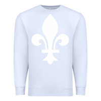 White vintage quebec hockey   retro nordiques fleur de lis Premium Sweatshirt - tuanDangUi