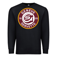 Black geneve servette hc swiss ice hockey sports fans gshc geneva switzerlan Premium Sweatshirt - tuanDangUi