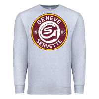 Heather Grey geneve servette hc swiss ice hockey sports fans gshc geneva switzerlan Premium Sweatshirt - tuanDangUi