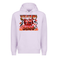 Lilac Valentine's Day Wild Thing You Make My Heart Sing Premium Hoodie - FaDigitalArtStudio