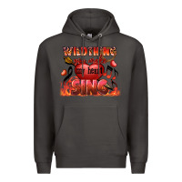 Smoke Valentine's Day Wild Thing You Make My Heart Sing Premium Hoodie - FaDigitalArtStudio