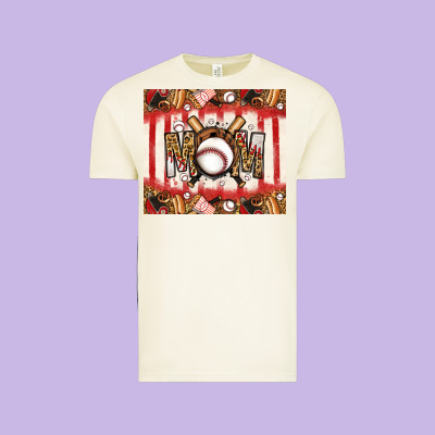 Baseball Mom Vintage Tee Designed By Jasminsmagicworld