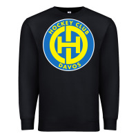 Black hc davos swiss ice hockey sports fans Premium Sweatshirt - tuanDangUi