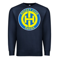 Navy hc davos swiss ice hockey sports fans Premium Sweatshirt - tuanDangUi